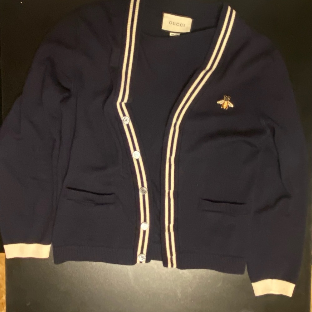 Gucci men bee cardigan